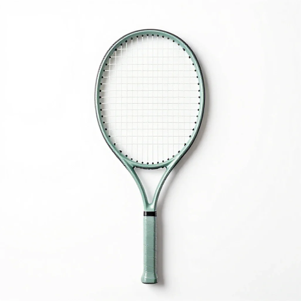 Tennis racket isolated on a white background