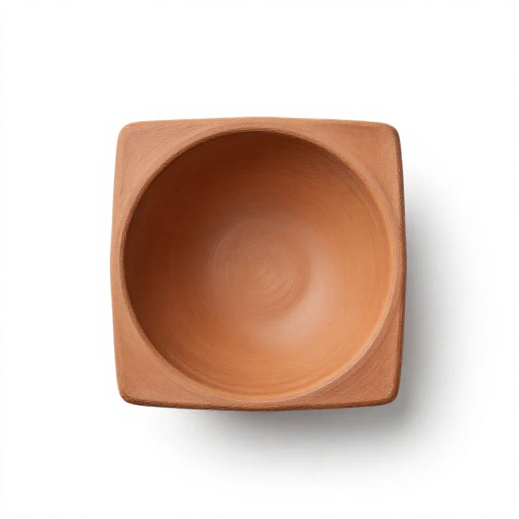 Terra cotta isolated on a white background