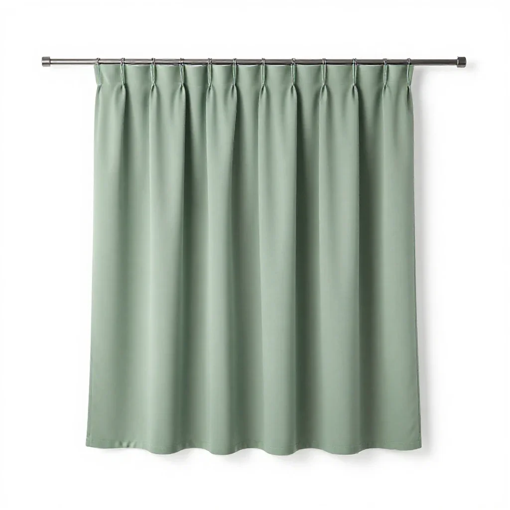 Theater curtain isolated on a white background