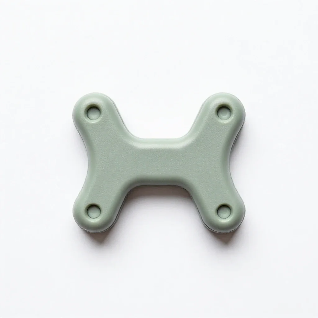 Toggle joint isolated on a white background