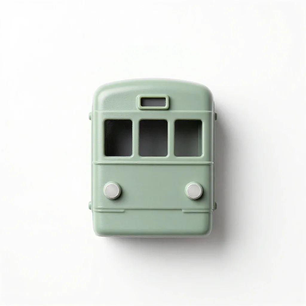 Train isolated on a white background