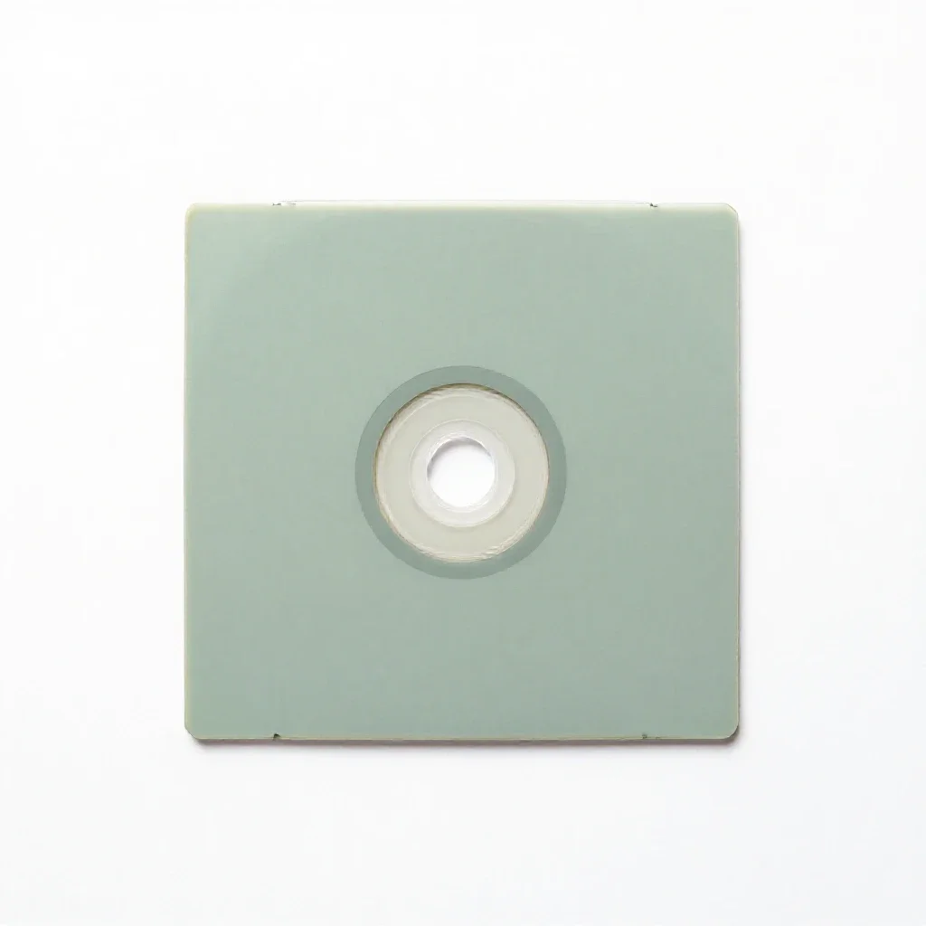 Videodisk isolated on a white background