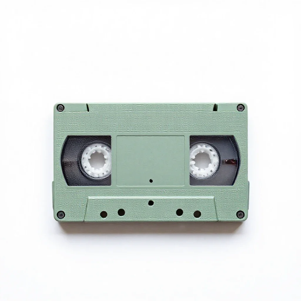 Videotape isolated on a white background