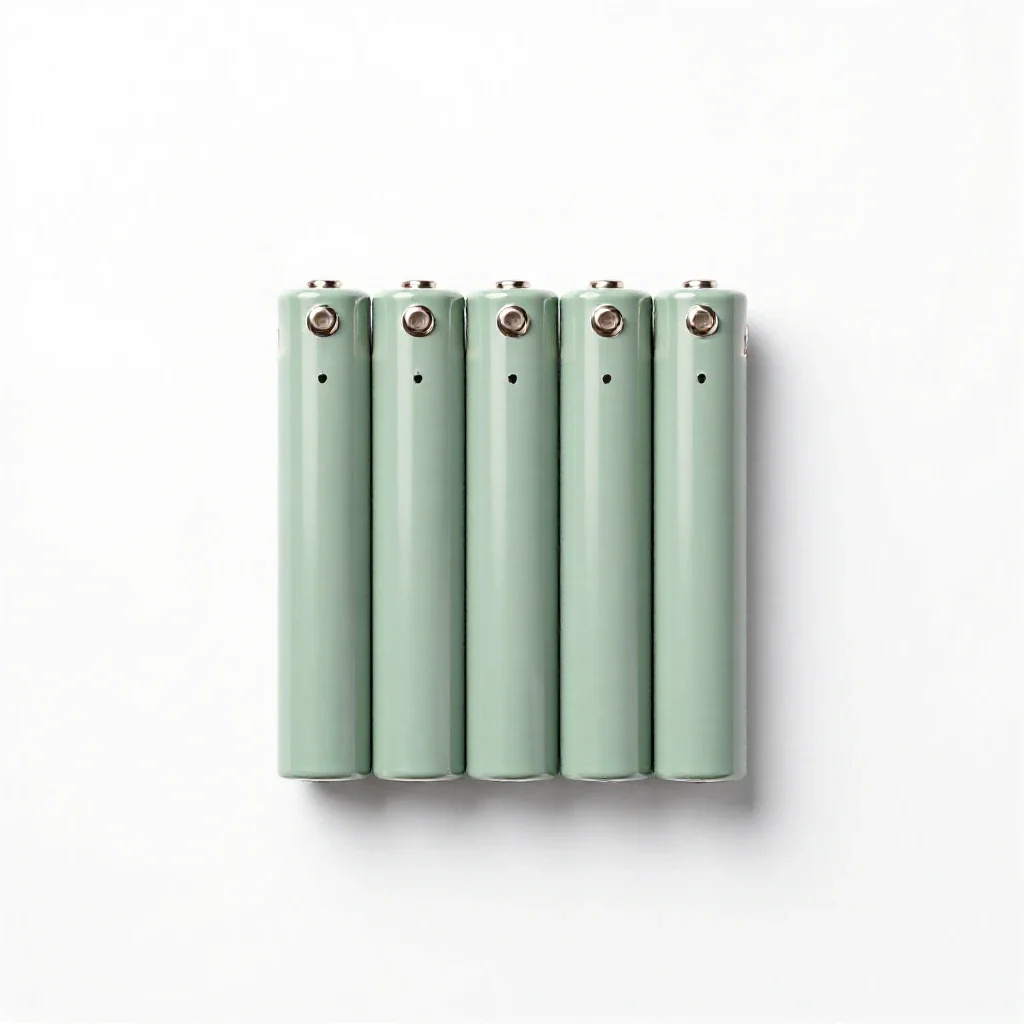 Voltaic pile isolated on a white background