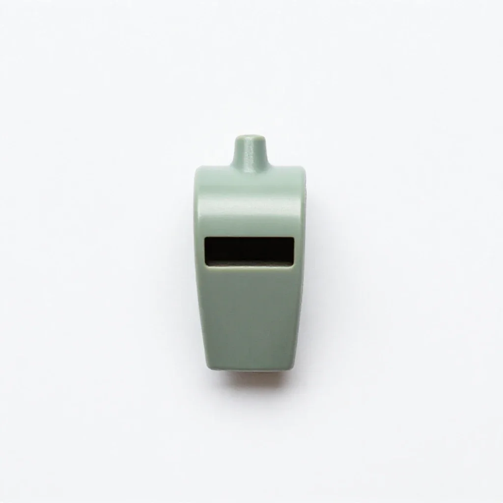 Whistle isolated on a white background