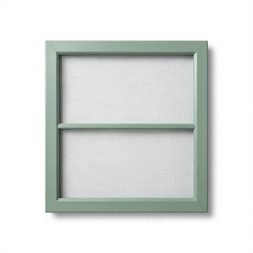 Window screen isolated on a white background