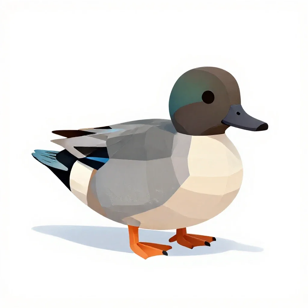 Bluewing isolated on a white background