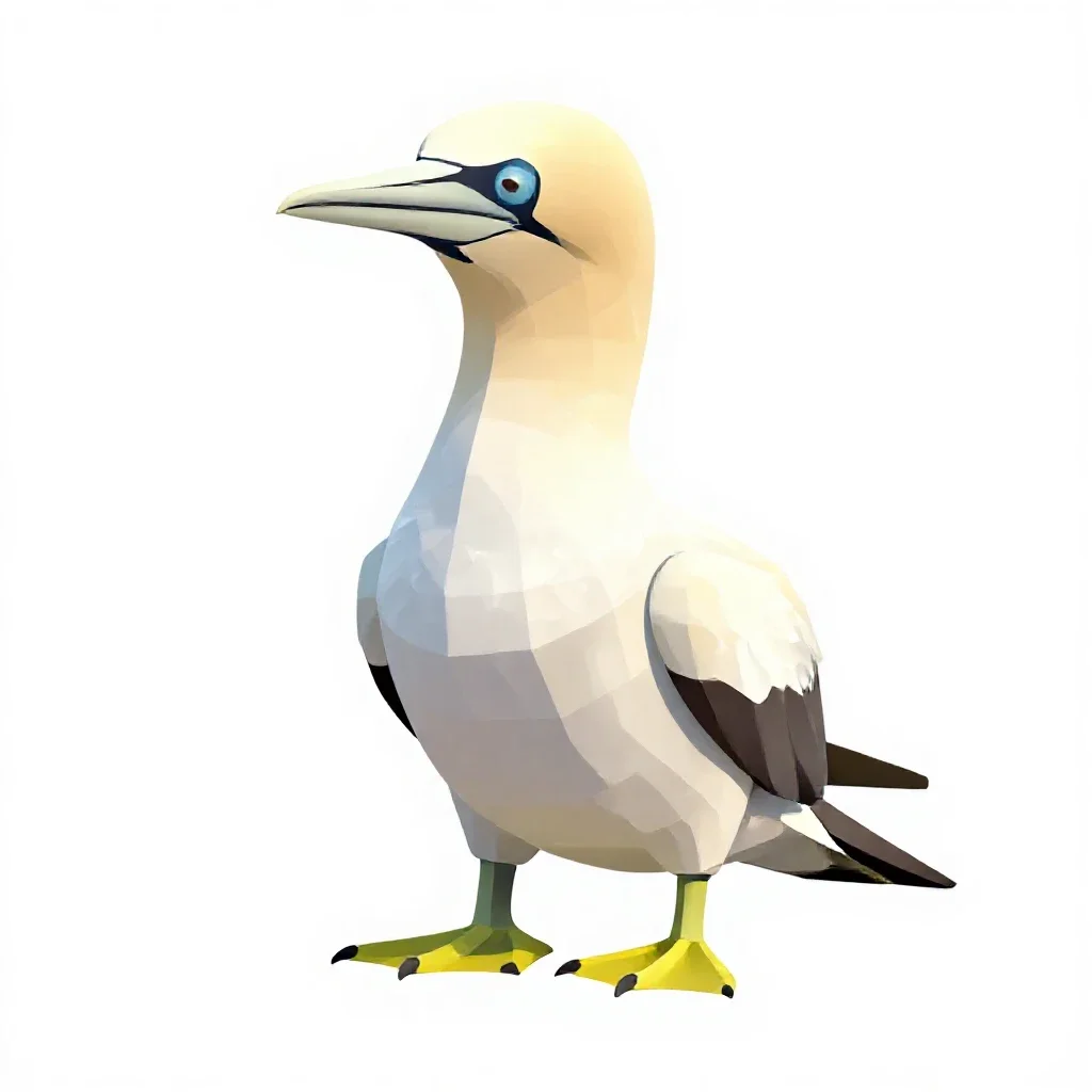 Booby isolated on a white background