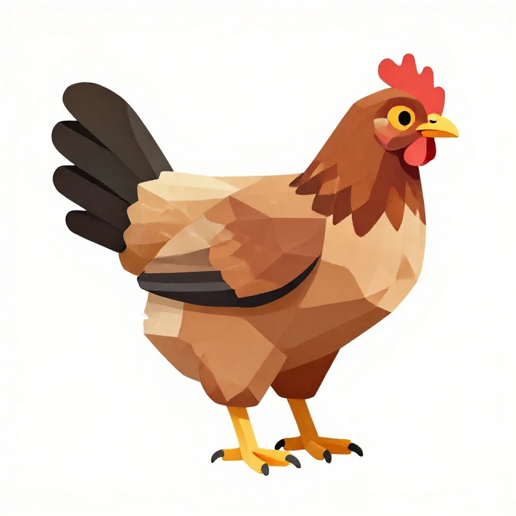 Chicken hawk isolated on a white background