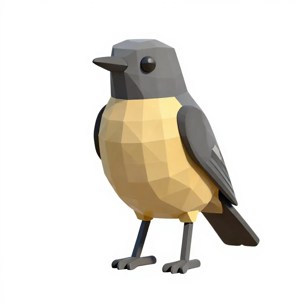 Clay-colored robin isolated on a white background