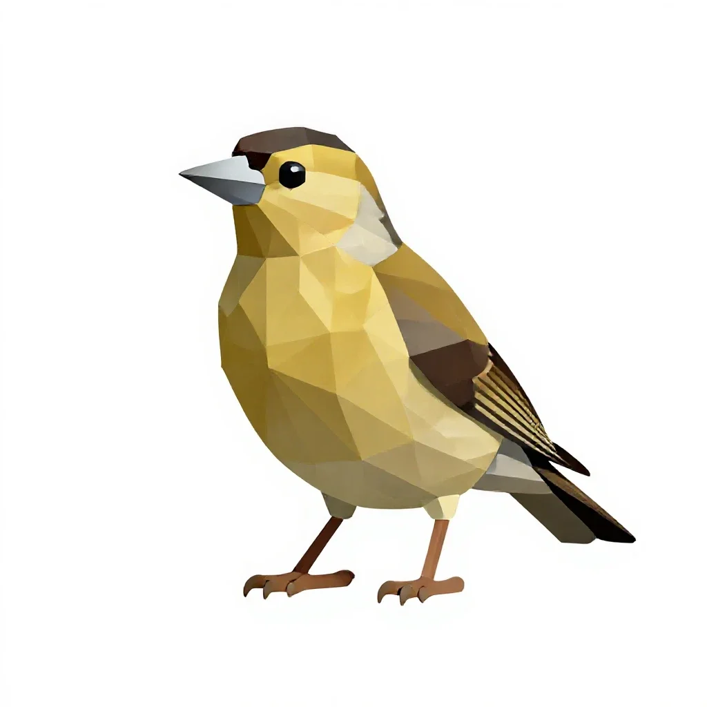 Crossbill isolated on a white background