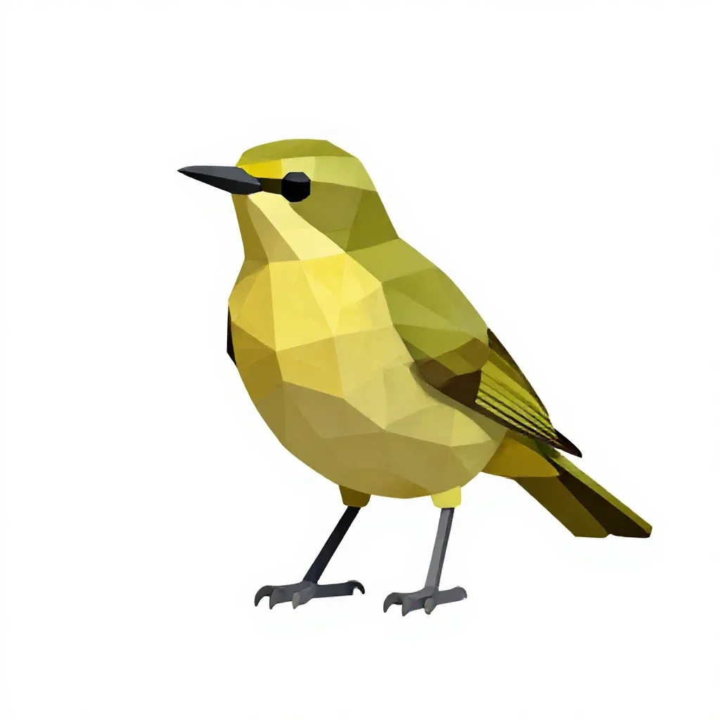 Fig-bird isolated on a white background