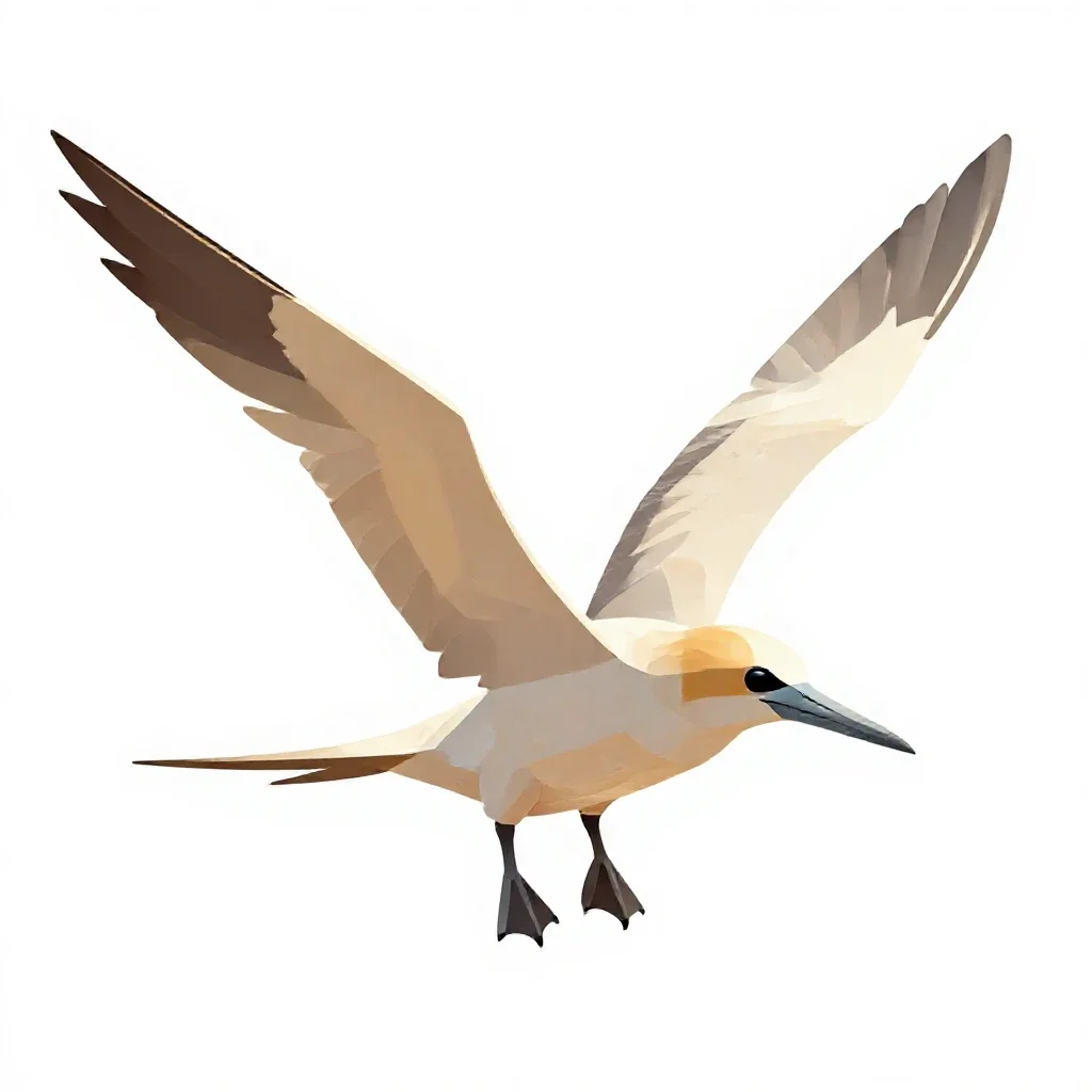 Frigate bird isolated on a white background