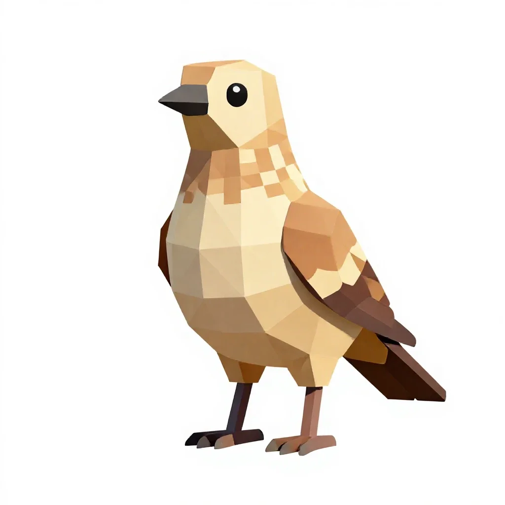 Game bird isolated on a white background