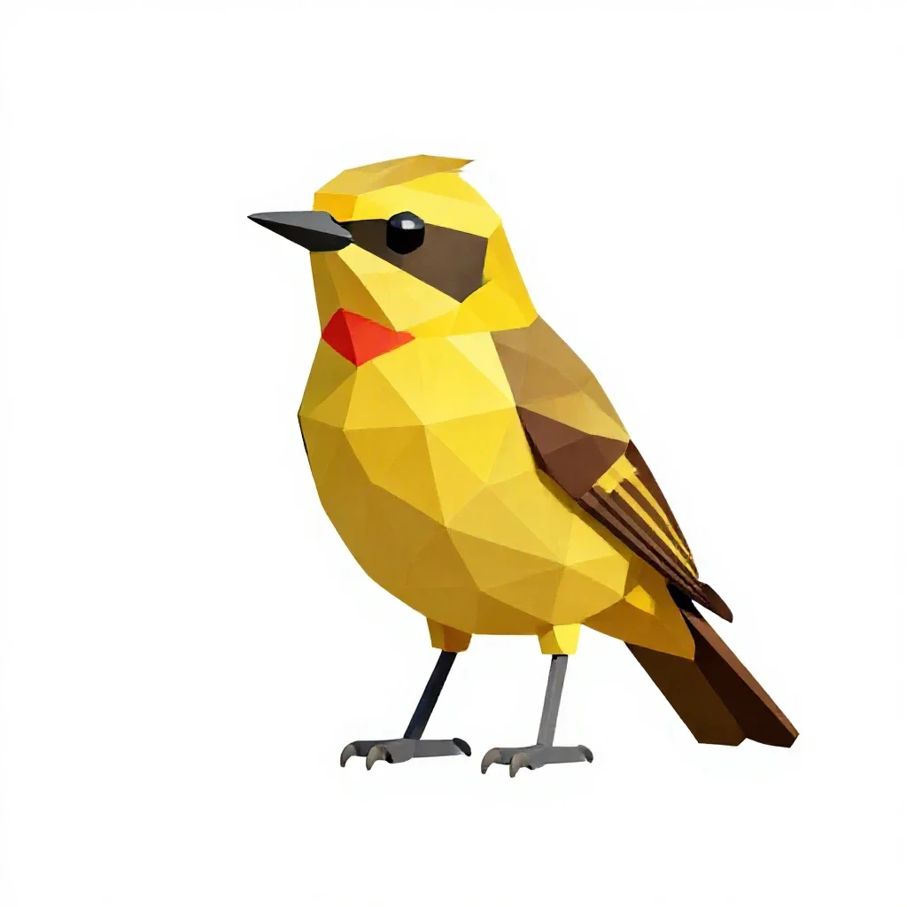 Gilded flicker isolated on a white background