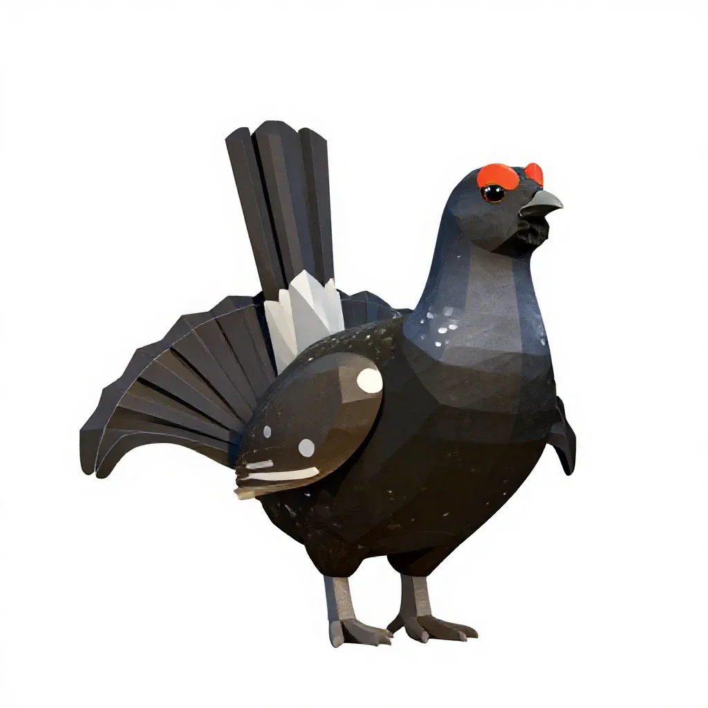 Greyhen isolated on a white background