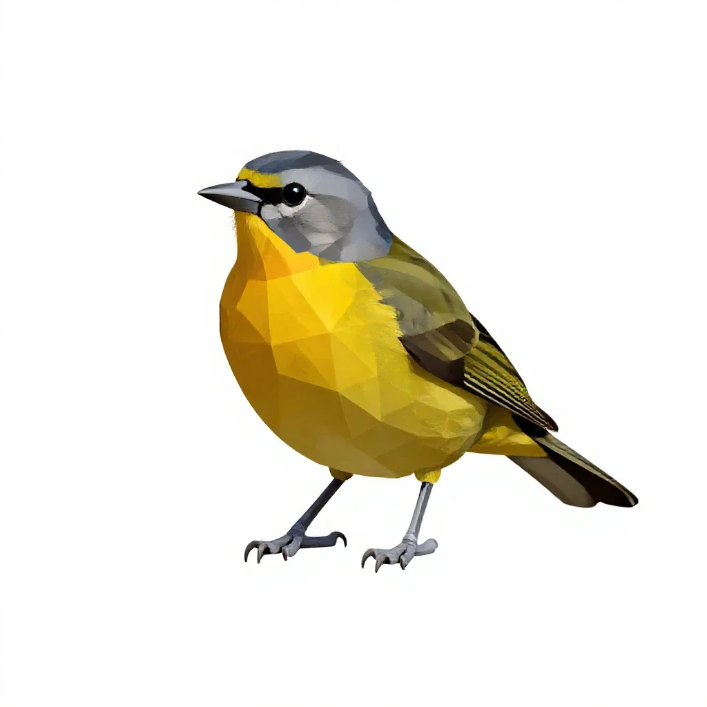 Hepatic tanager isolated on a white background