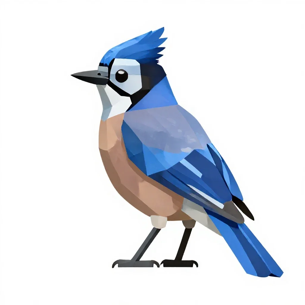 Jay isolated on a white background