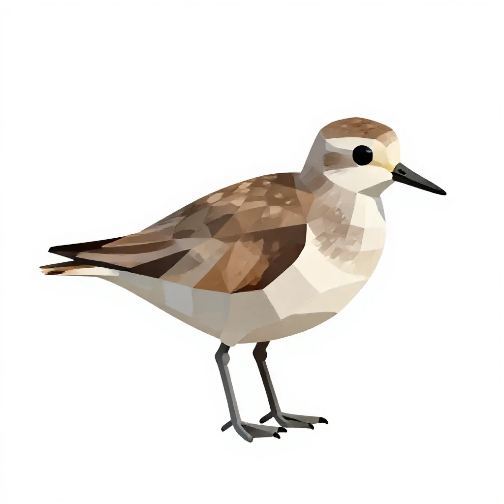 Killdeer isolated on a white background