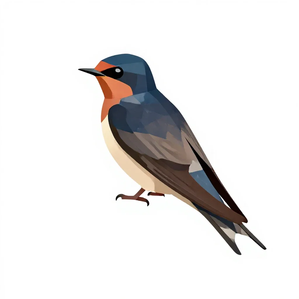 Martin isolated on a white background