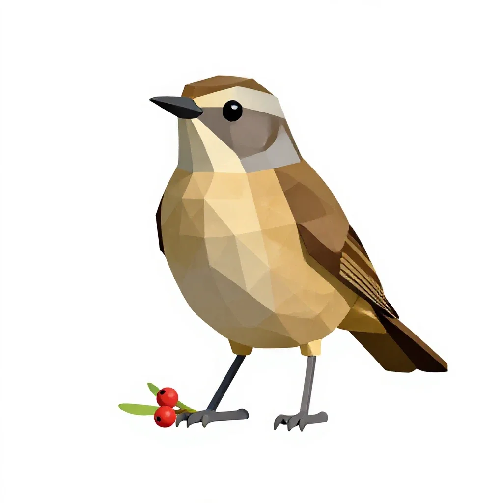 Missel thrush isolated on a white background