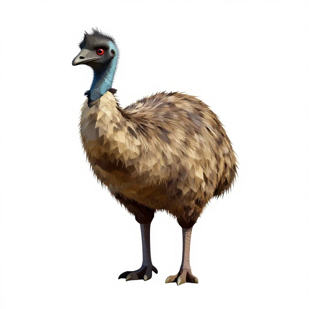 Moa isolated on a white background