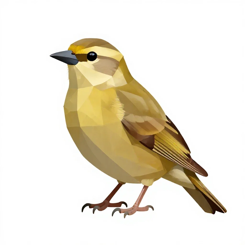 Nonpasserine bird isolated on a white background