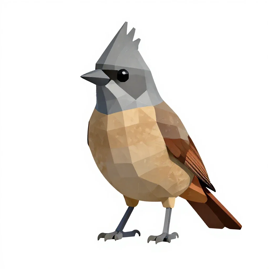 Pyrrhuloxia isolated on a white background