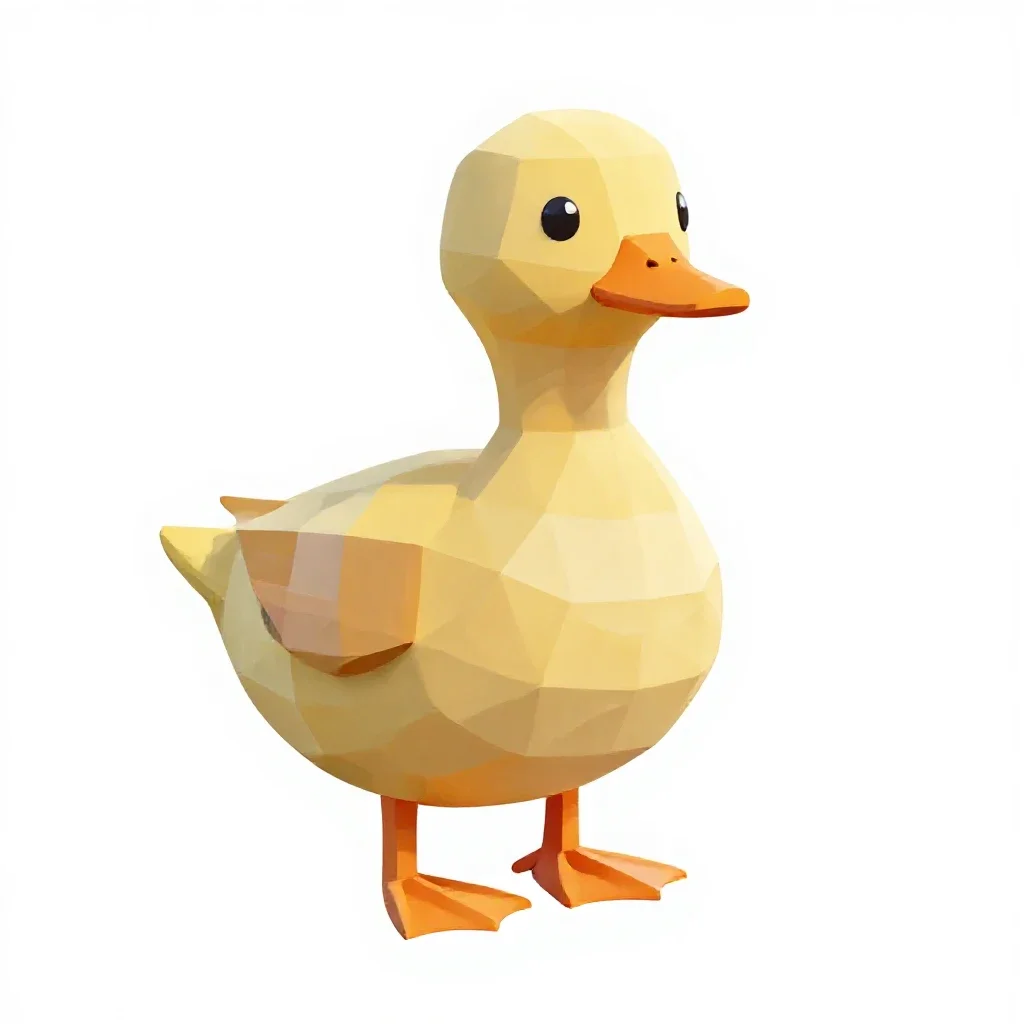 Quack-quack isolated on a white background