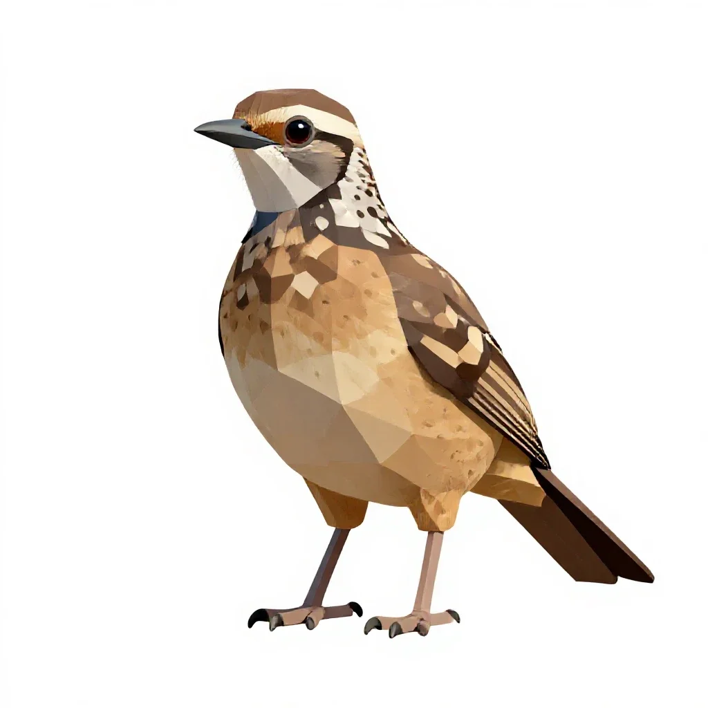 Roadrunner isolated on a white background