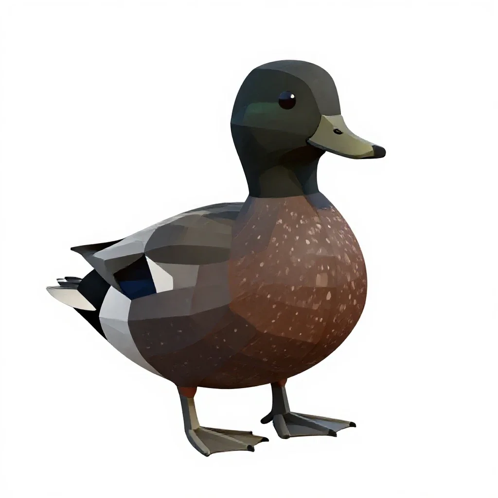 Scoter isolated on a white background