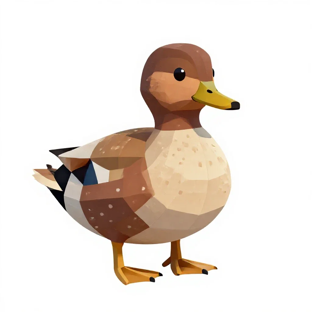 Shelduck isolated on a white background