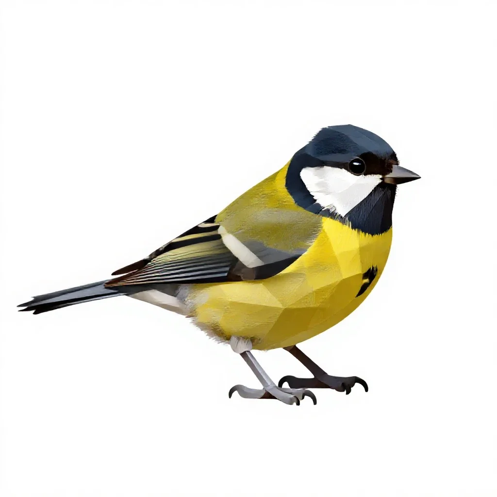 Siskin isolated on a white background