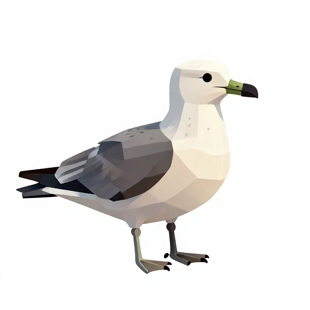 Skua isolated on a white background