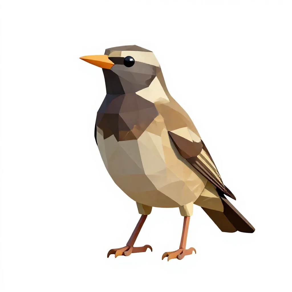 Starling isolated on a white background