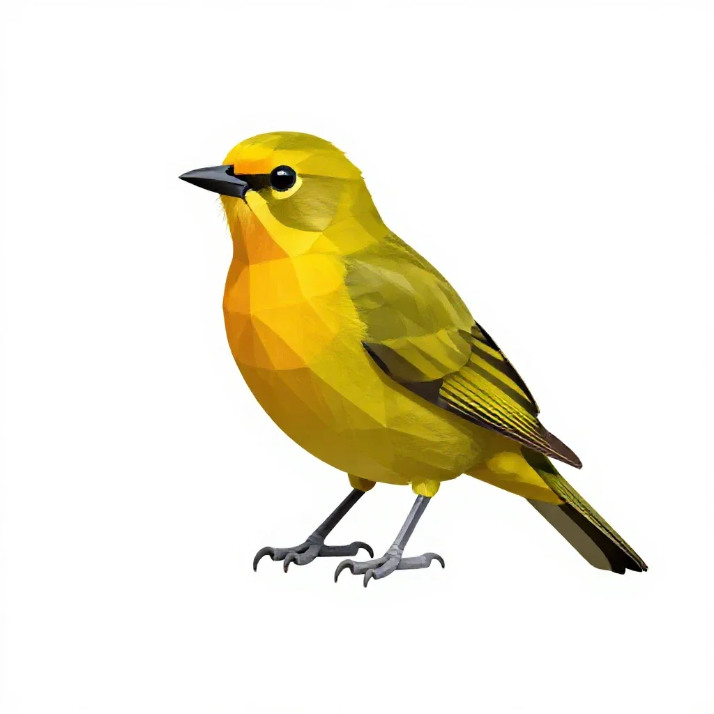 Tanager isolated on a white background