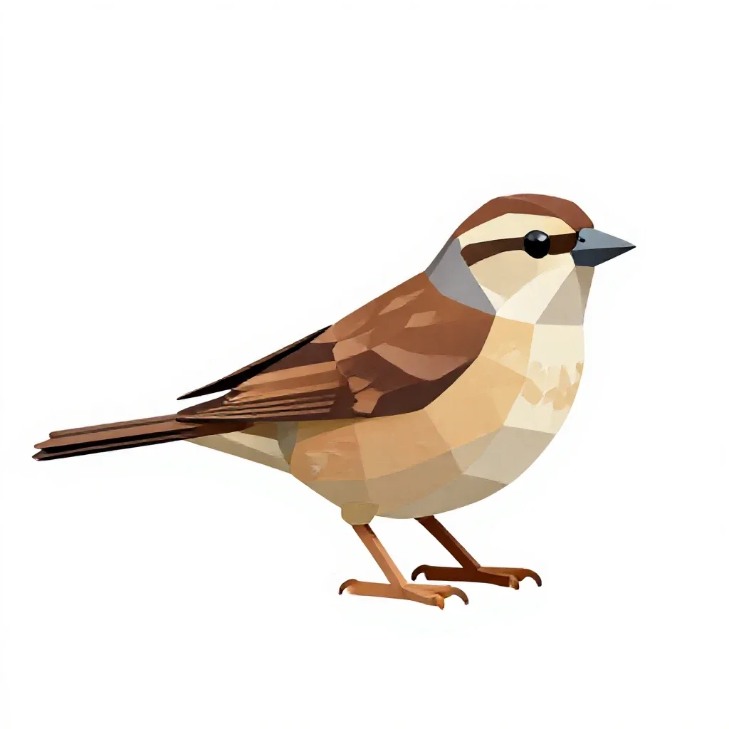 Towhee isolated on a white background