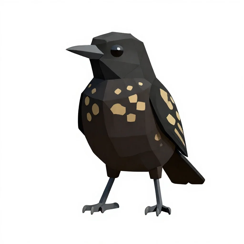Whydah isolated on a white background
