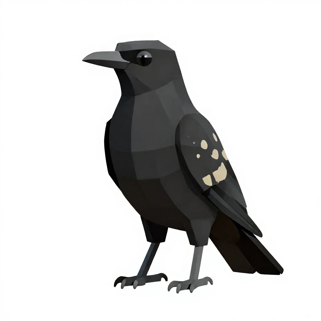 Ani isolated on a white background