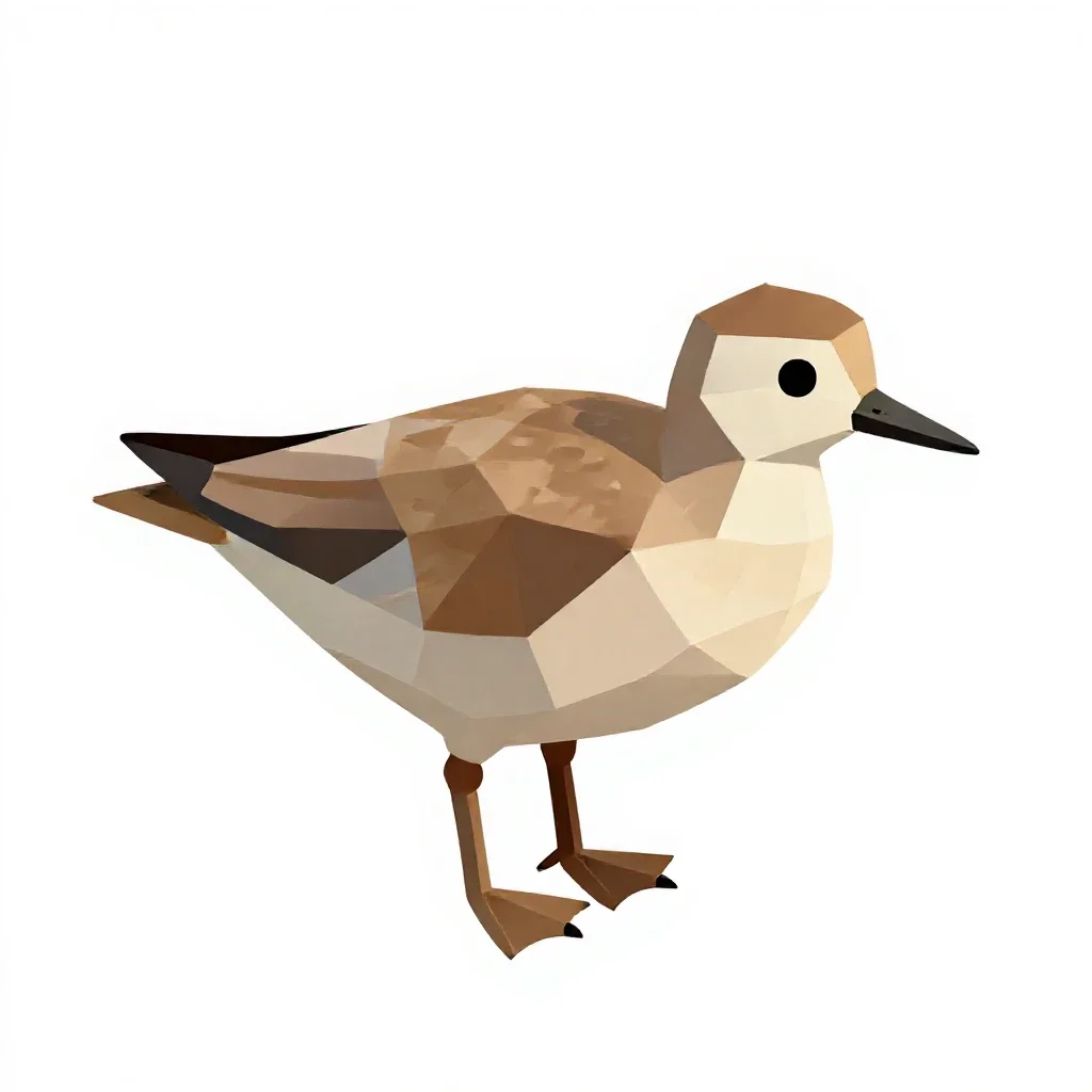 Aquatic bird isolated on a white background