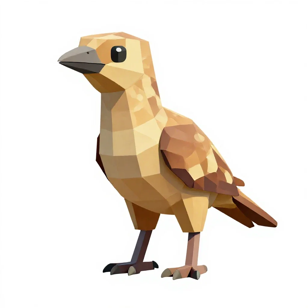 Archaeornis isolated on a white background