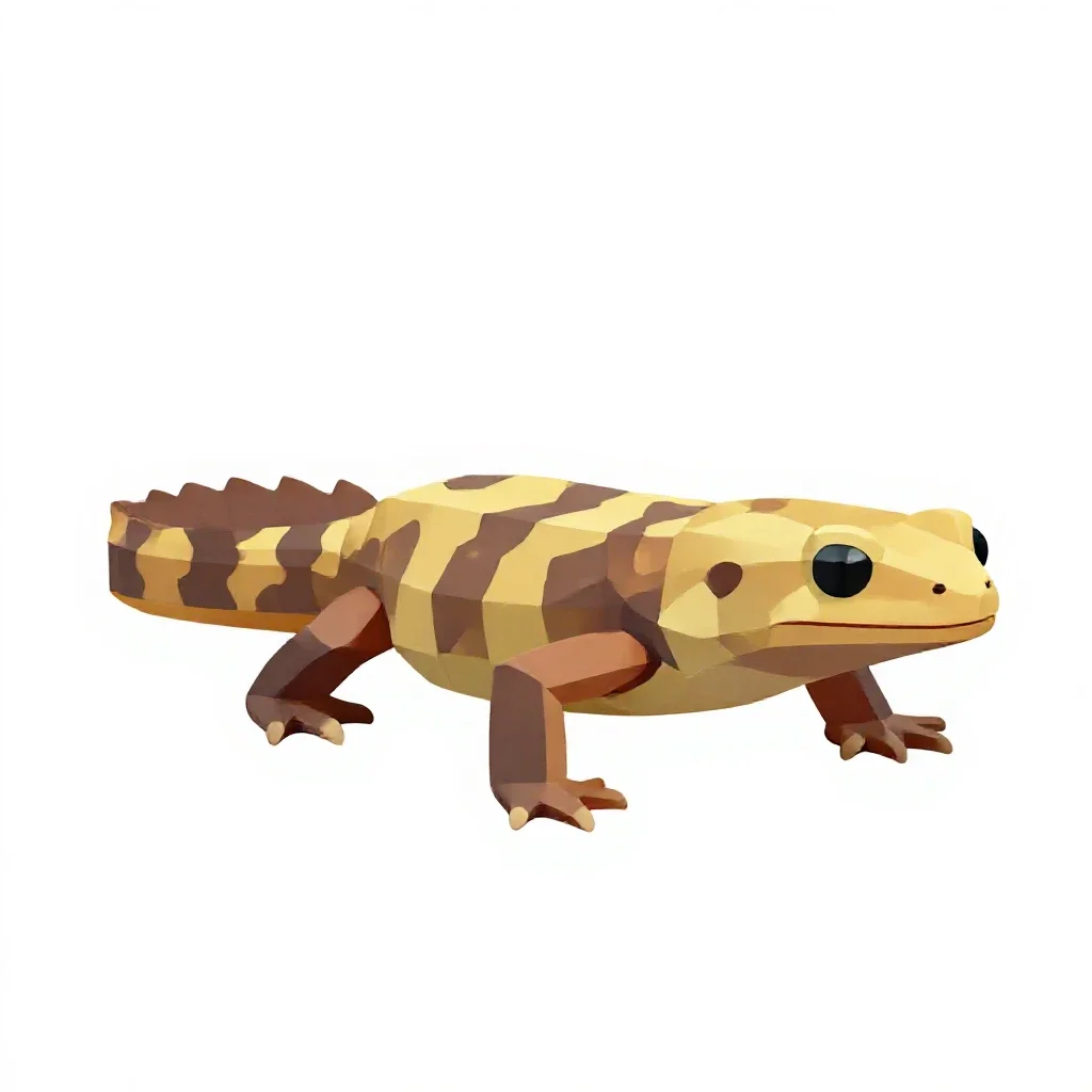 Urodele isolated on a white background