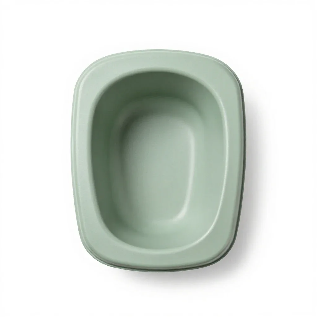 Bedpan isolated on a white background