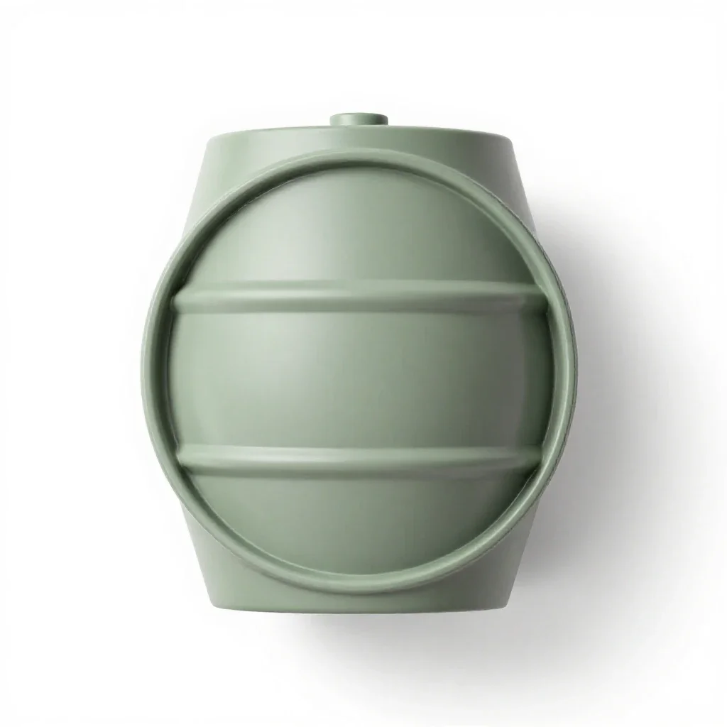Beer barrel isolated on a white background