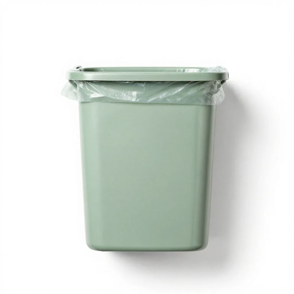 Bin liner isolated on a white background