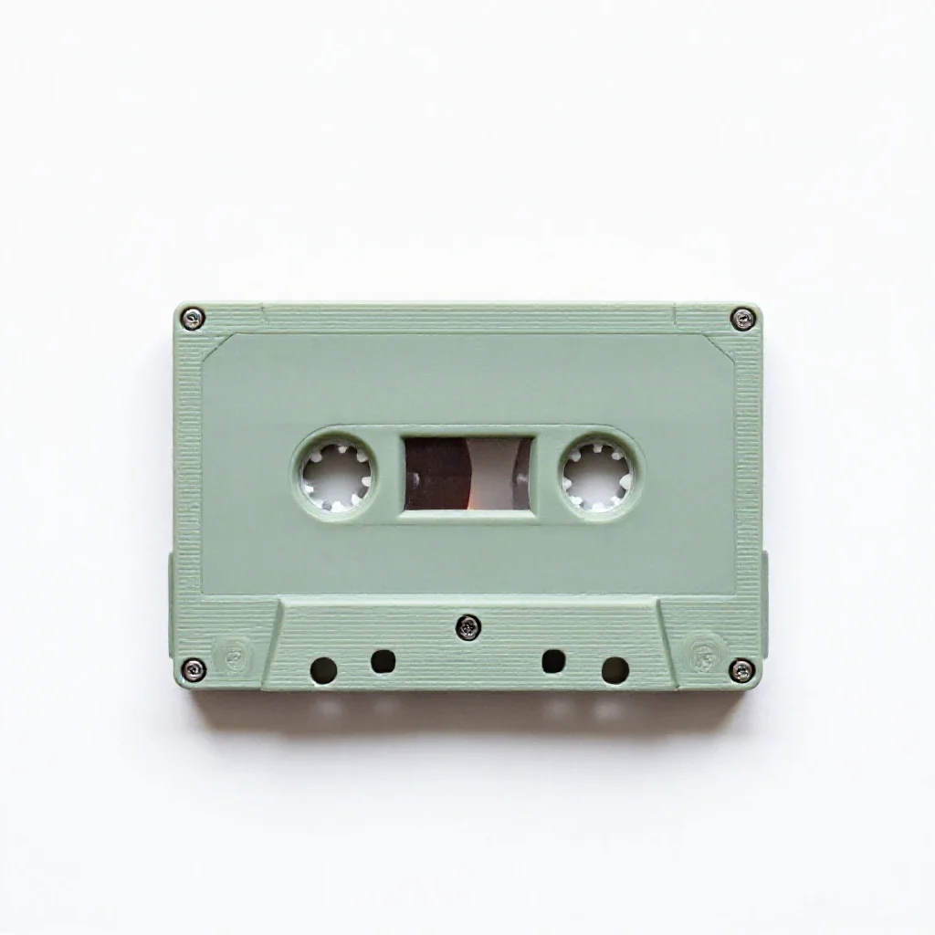 Cassette isolated on a white background