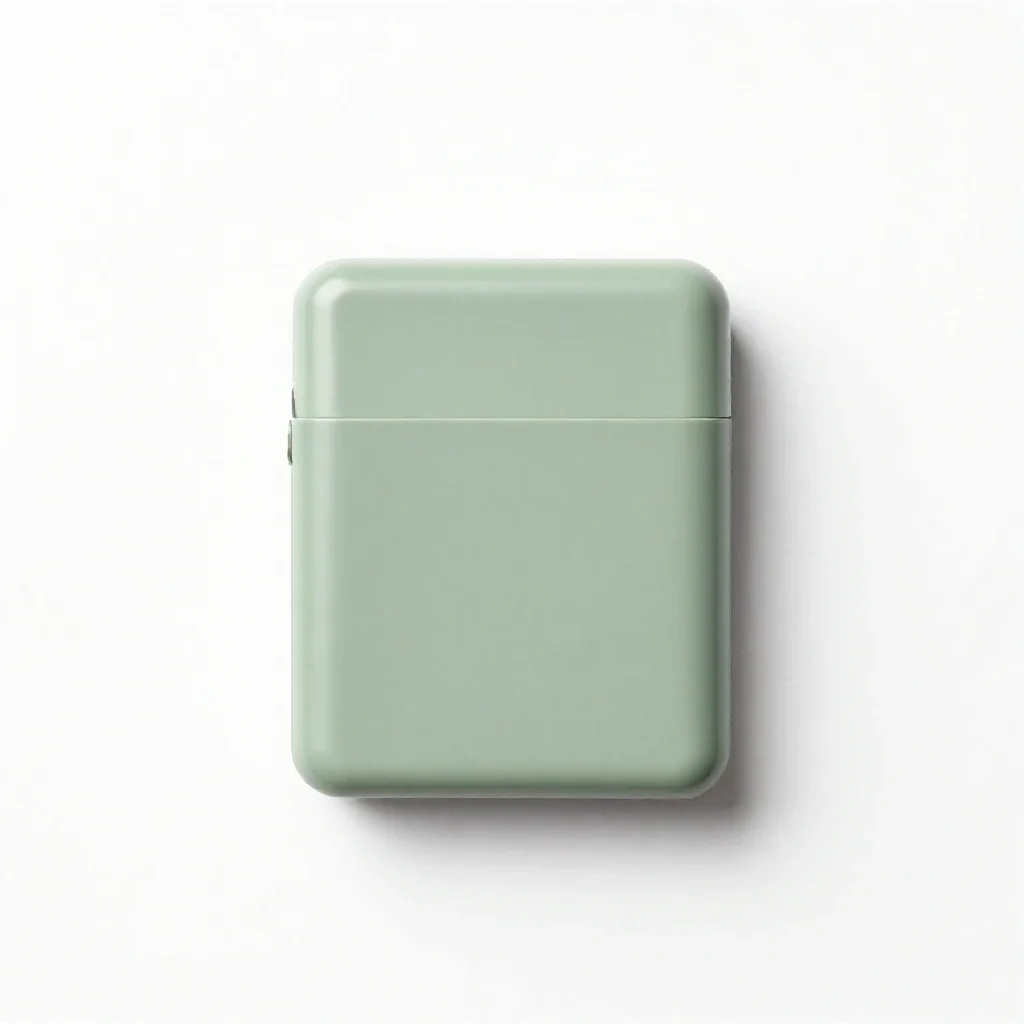 Cigarette case isolated on a white background