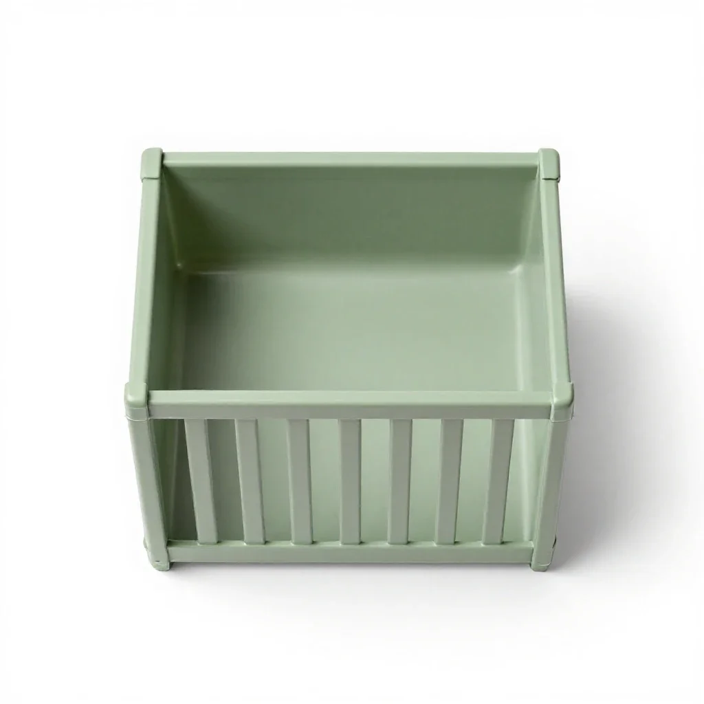 Corncrib isolated on a white background