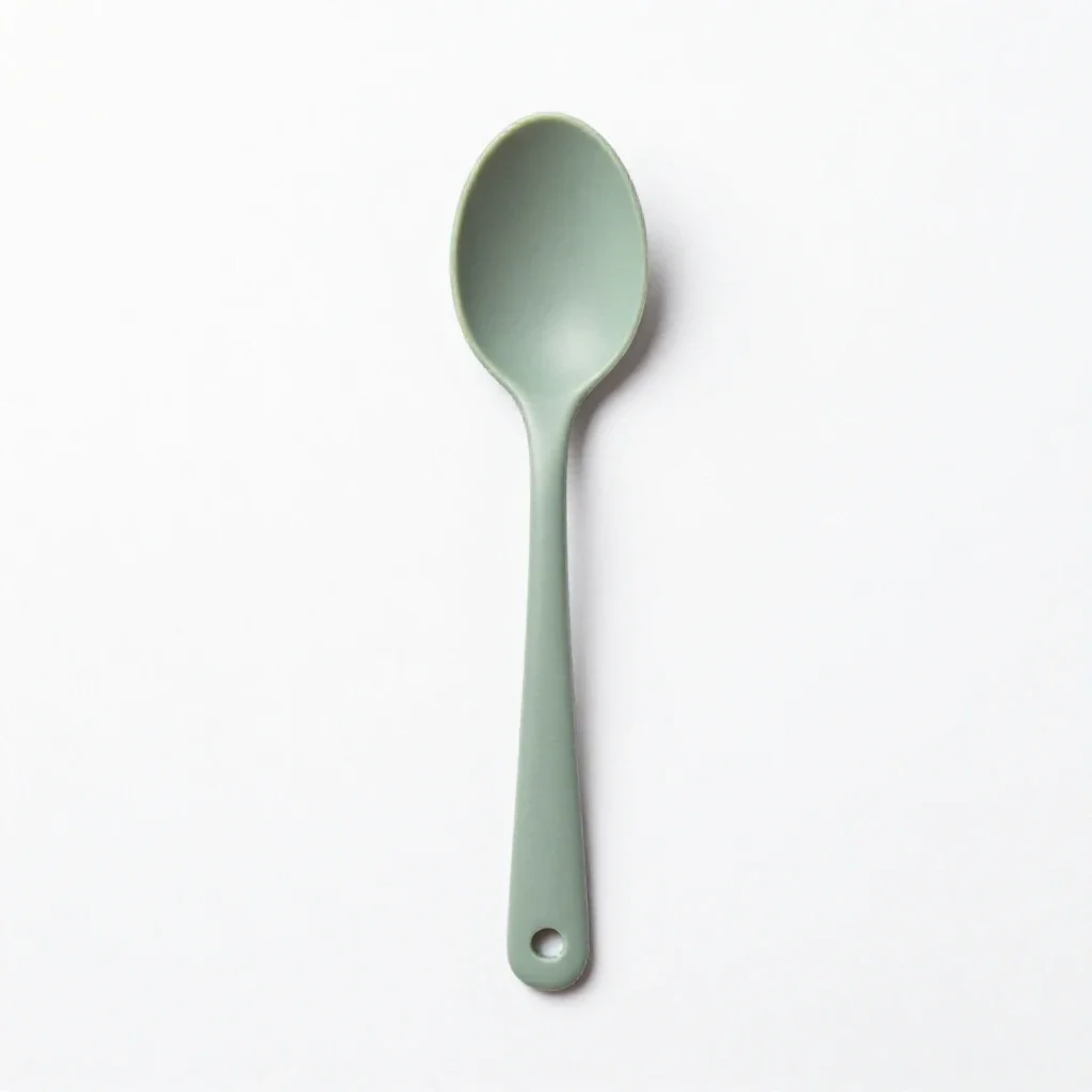 Dessert spoon isolated on a white background