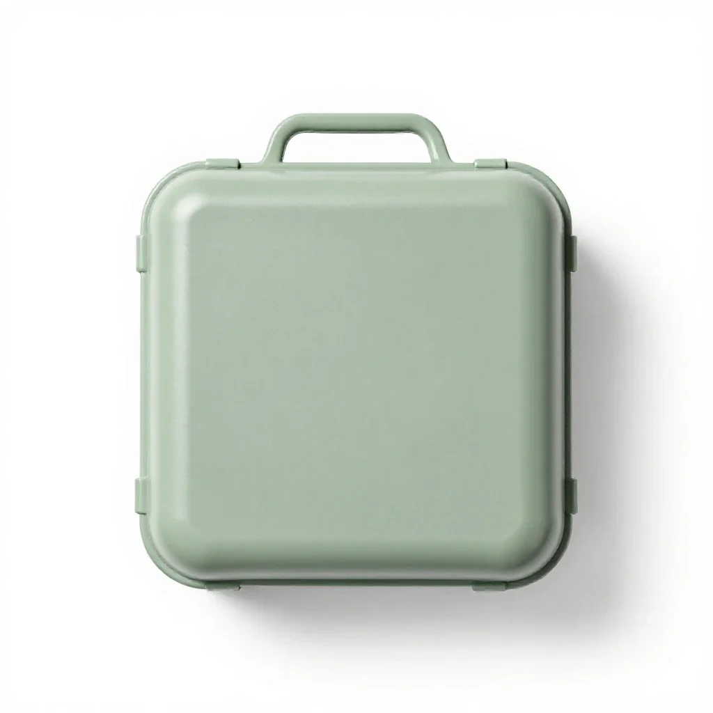 Food hamper isolated on a white background